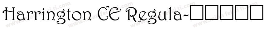 Harrington CE Regula字体转换